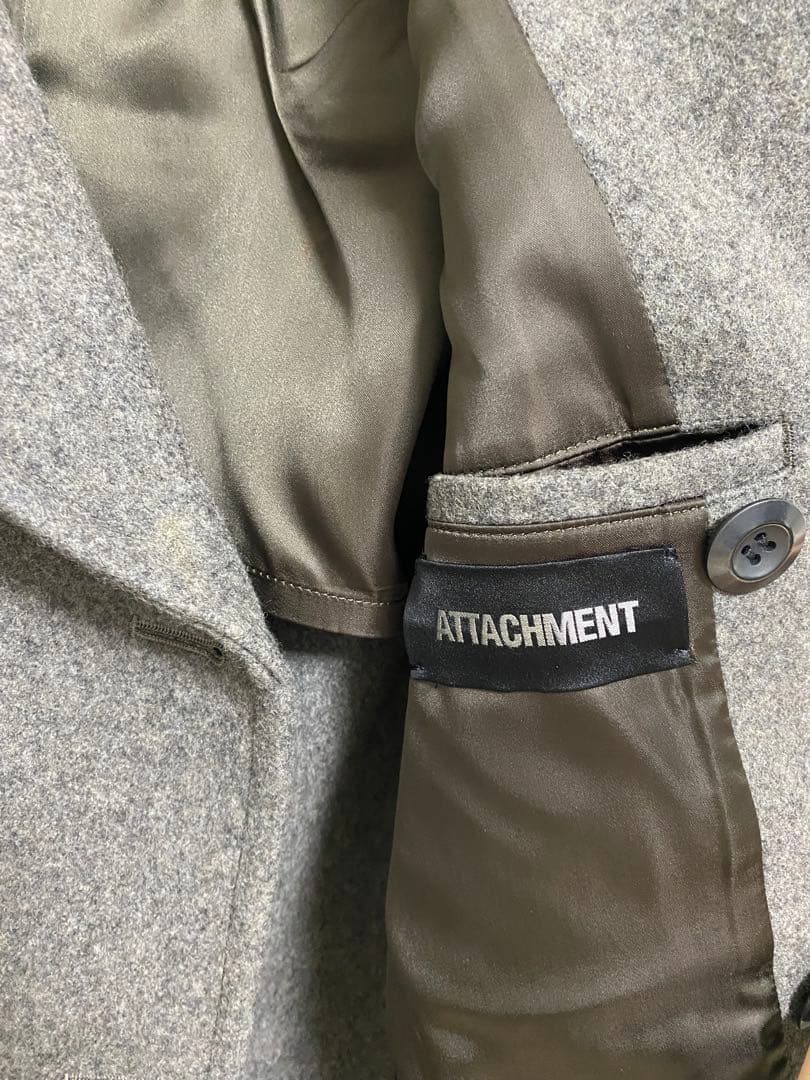 アタッチメント　ATTACHMENT Pコート　グレー　未使用