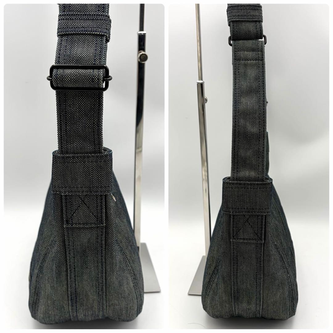 ポーター ディーパー ショルダーバッグ インディゴ デニム 男女兼用 お出かけ