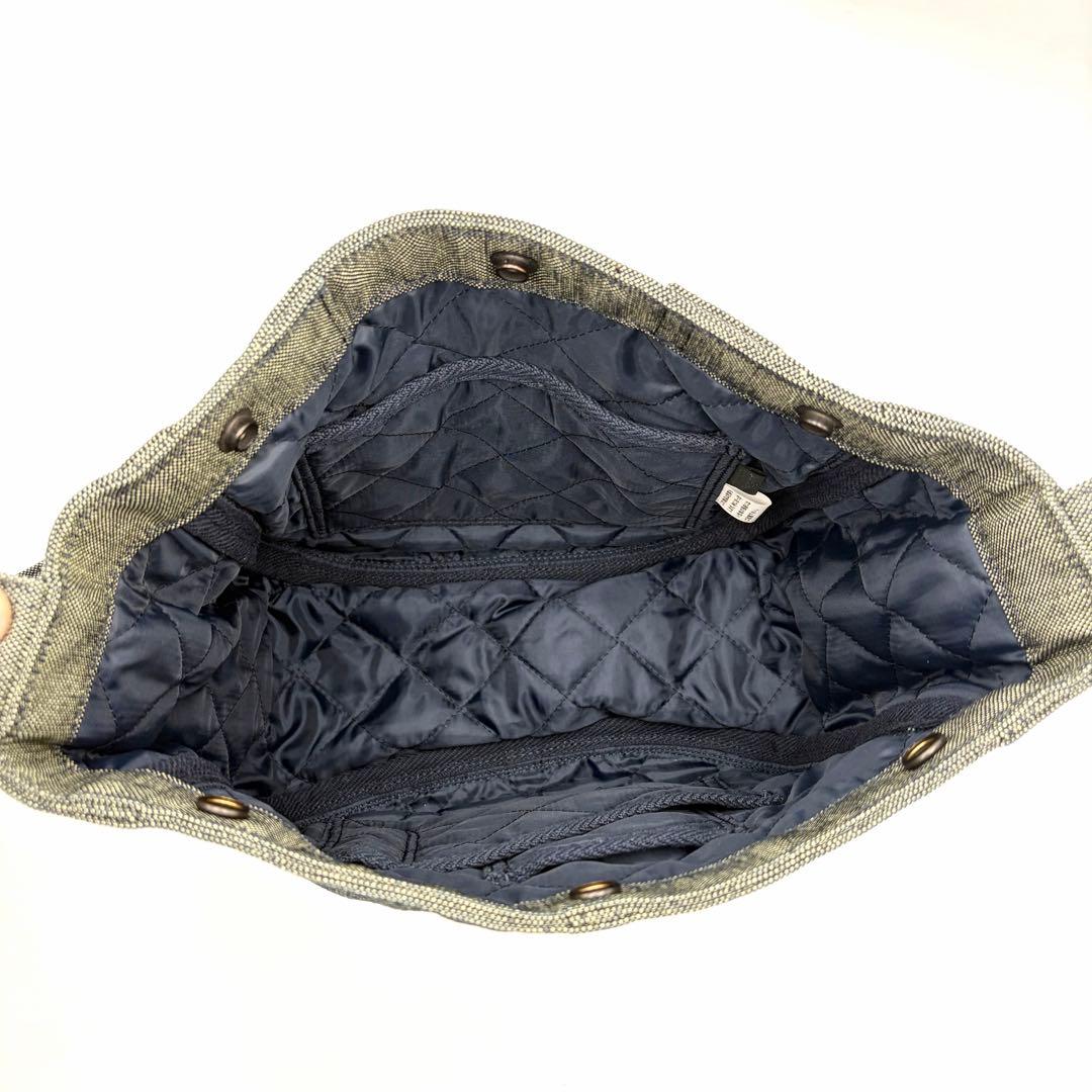 ポーター ディーパー ショルダーバッグ インディゴ デニム 男女兼用 お出かけ