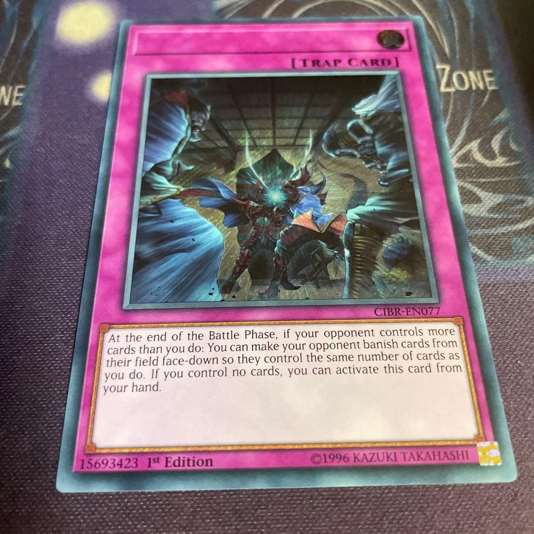 遊戯王 拮抗勝負　ネームレス　英版　1st シク