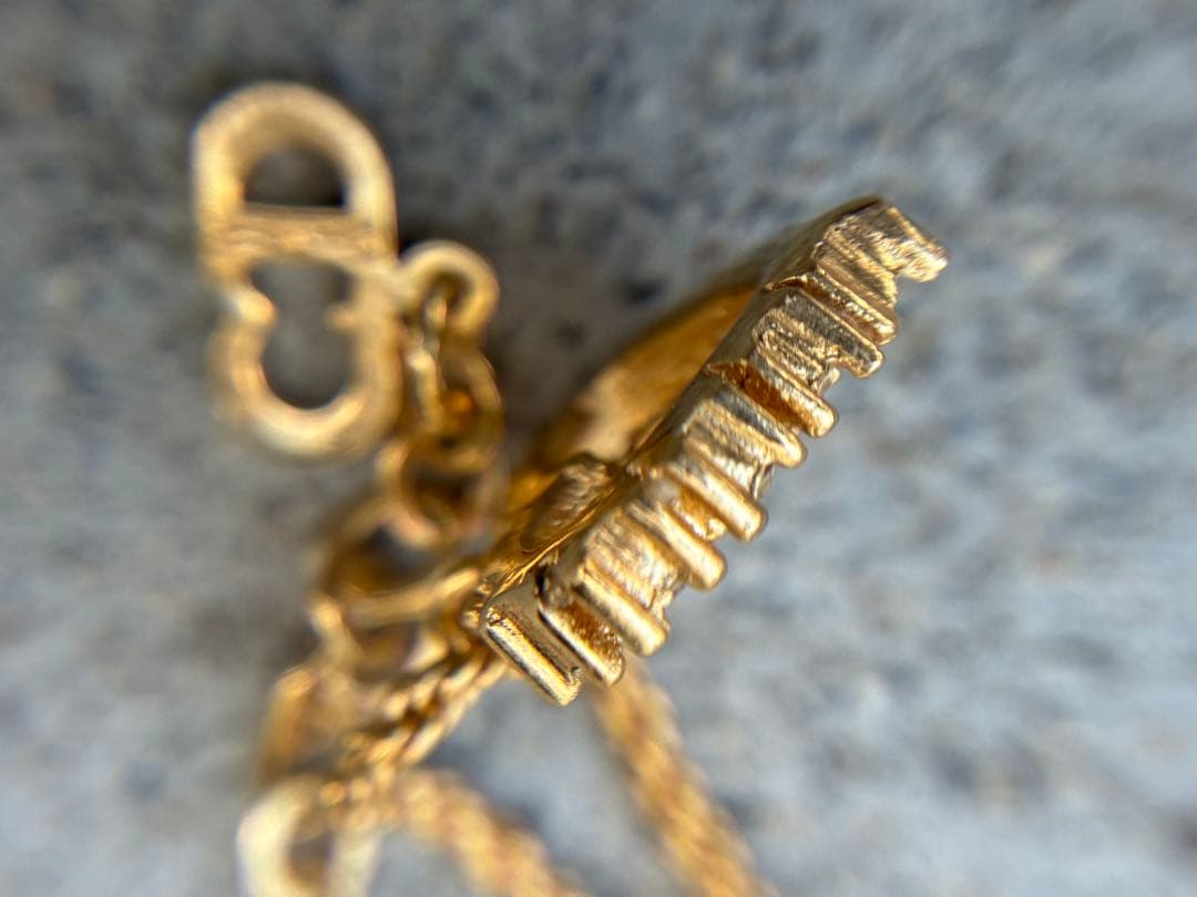 n*♡様 クリスチャンディオール ネックレス ハート ラインストーン　ビジュー