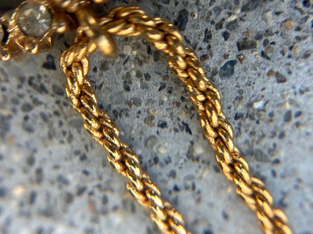 n*♡様 クリスチャンディオール ネックレス ハート ラインストーン　ビジュー