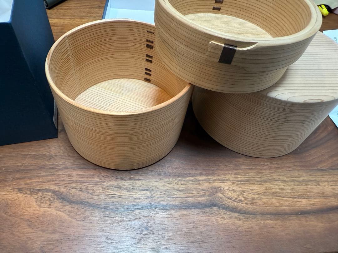 柴田慶信商店　白木　きこり弁当箱　曲げわっぱ　新品