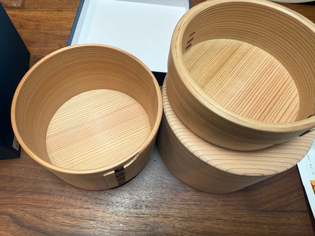 柴田慶信商店　白木　きこり弁当箱　曲げわっぱ　新品