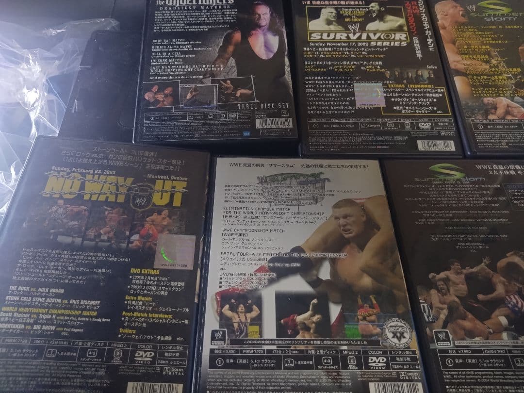 WWE WCW DVDまとめ売り