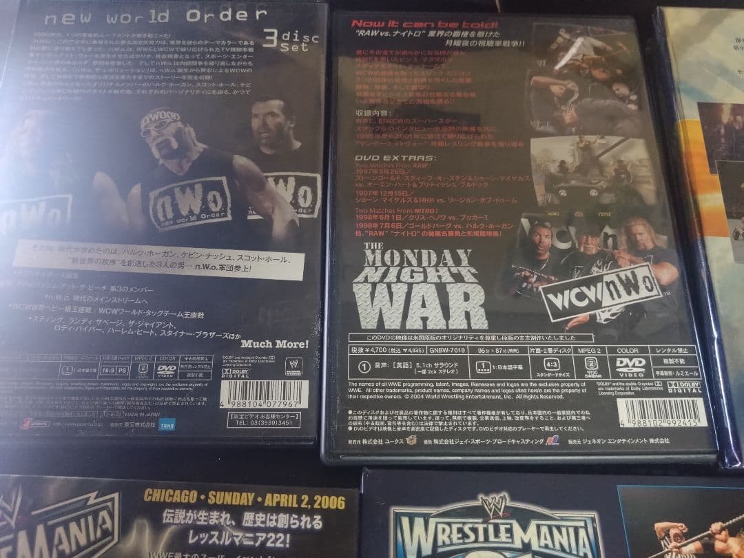 WWE WCW DVDまとめ売り