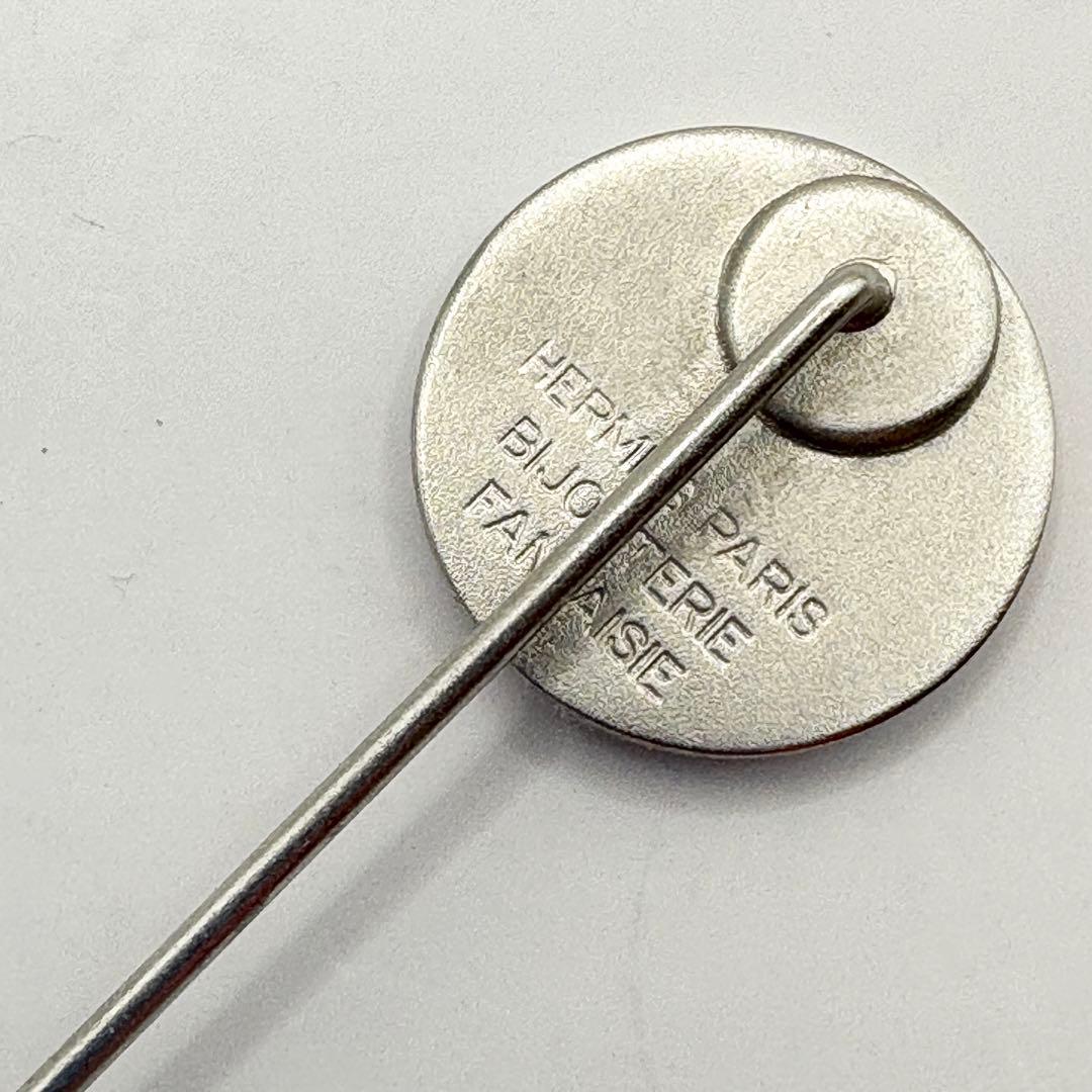 R&Aにこらす HERMES ブローチ　セリエ　ピン　シルバー