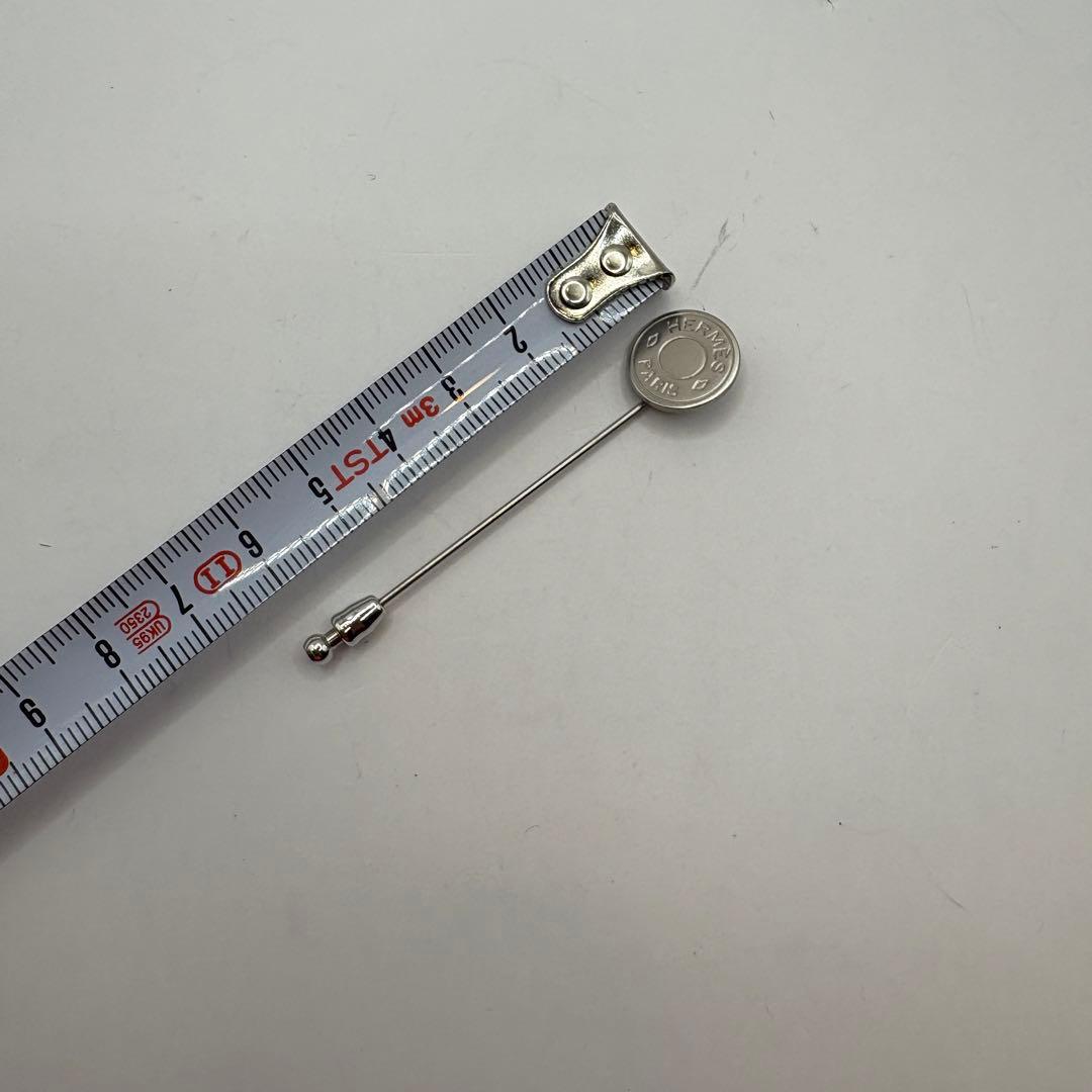 R&Aにこらす HERMES ブローチ　セリエ　ピン　シルバー