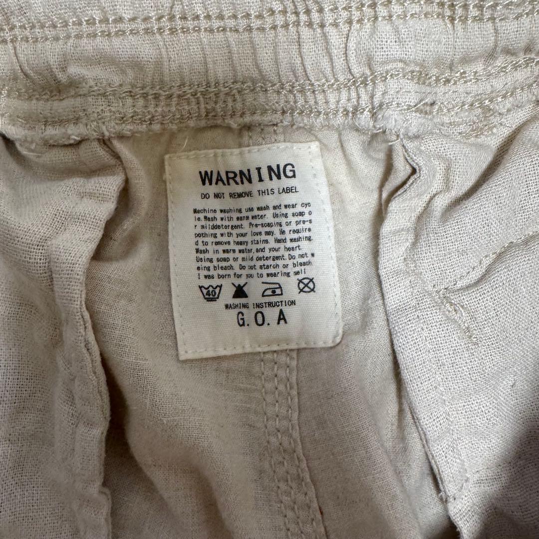 パンツ GOA suspender parachute cargo pants