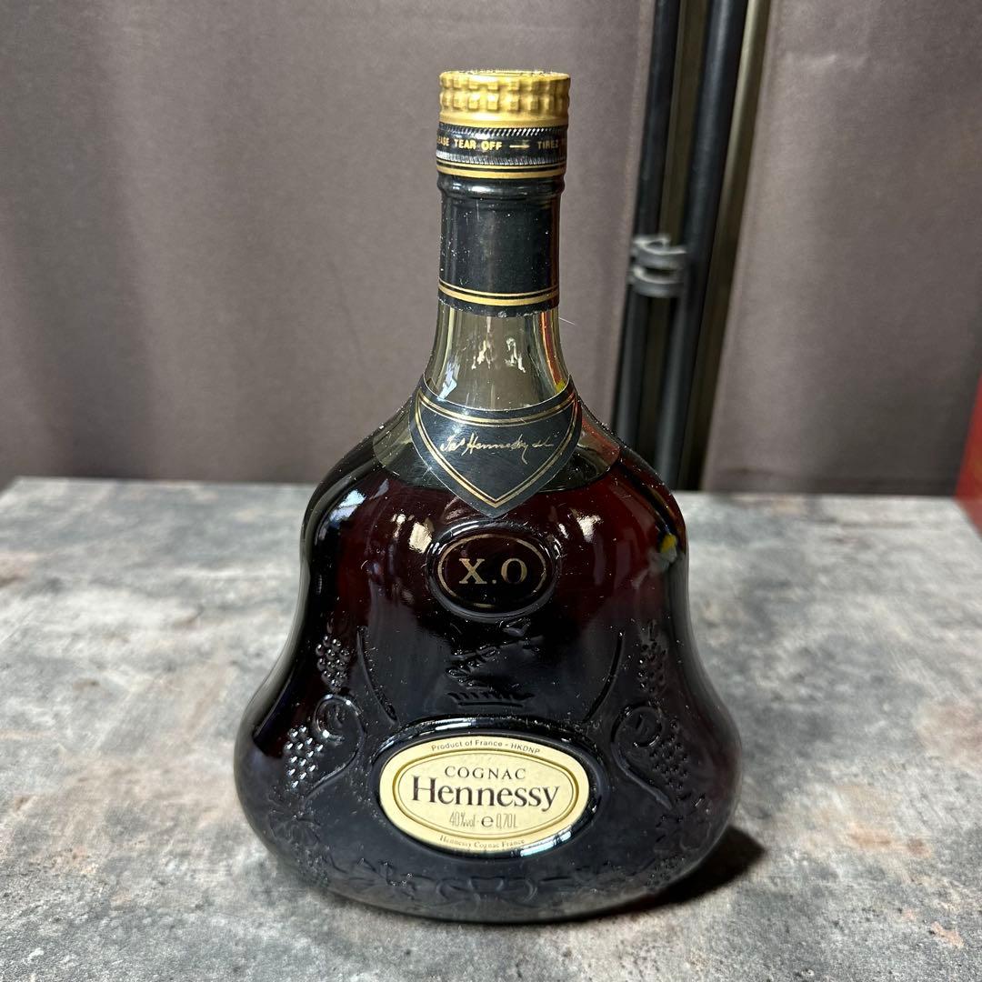 Hennessy XO コニャック 700ml 金キャップ　グリーンボトル