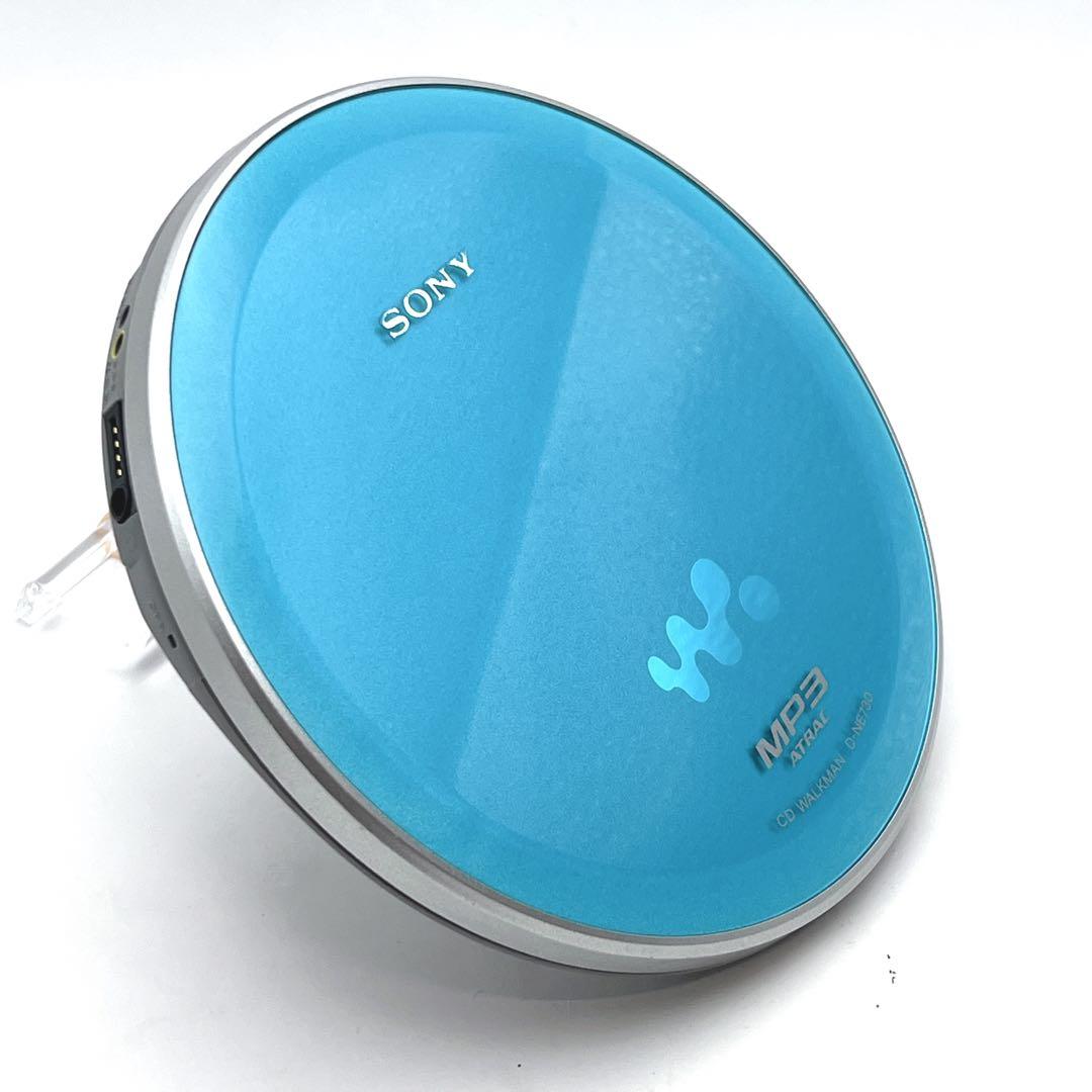 【超美品・動作品】 SONY D-NE730 ポータブルCDプレーヤー ブルー