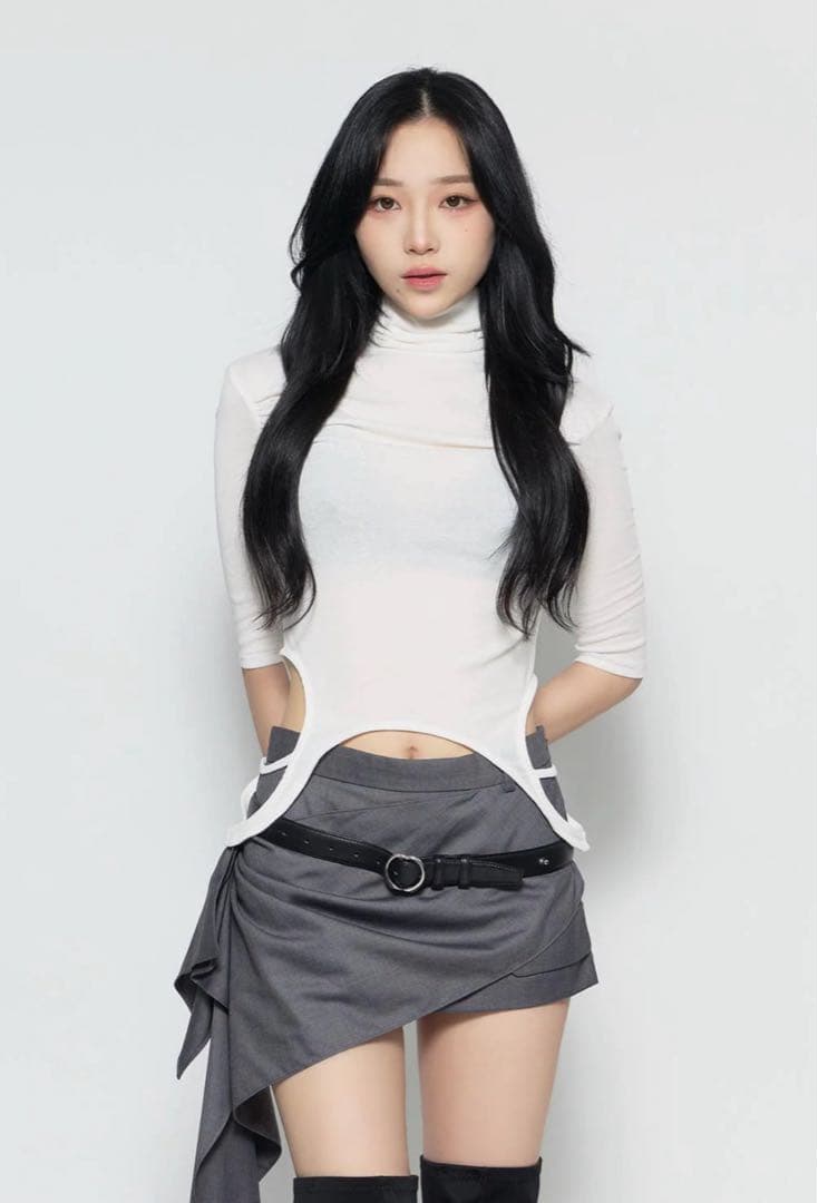 theredthread S loop drape tops ホワイト