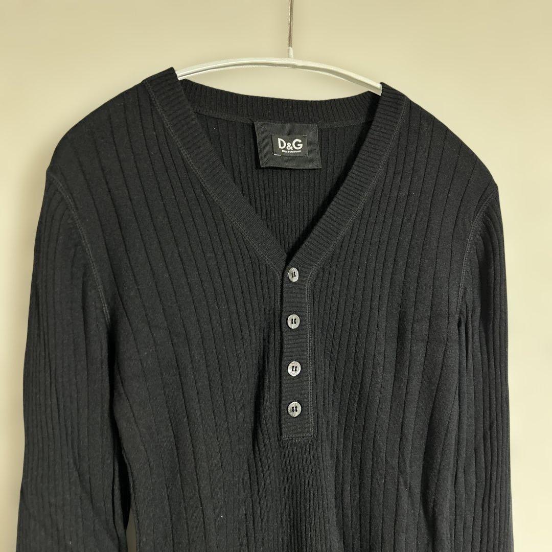 DOLCE&GABBANA ヘンリーネックニット