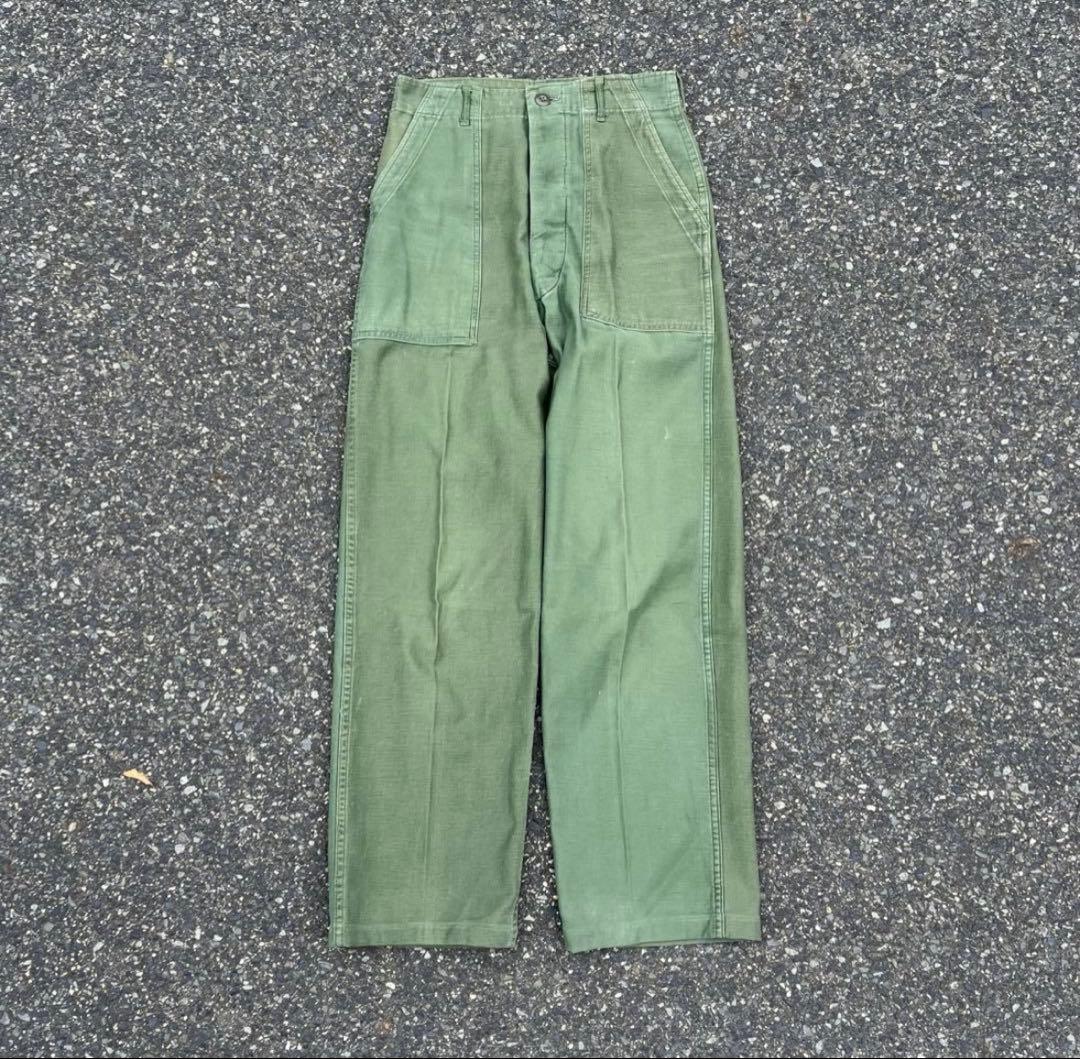 【60's】U.S.ARMY OG-107 baker pants