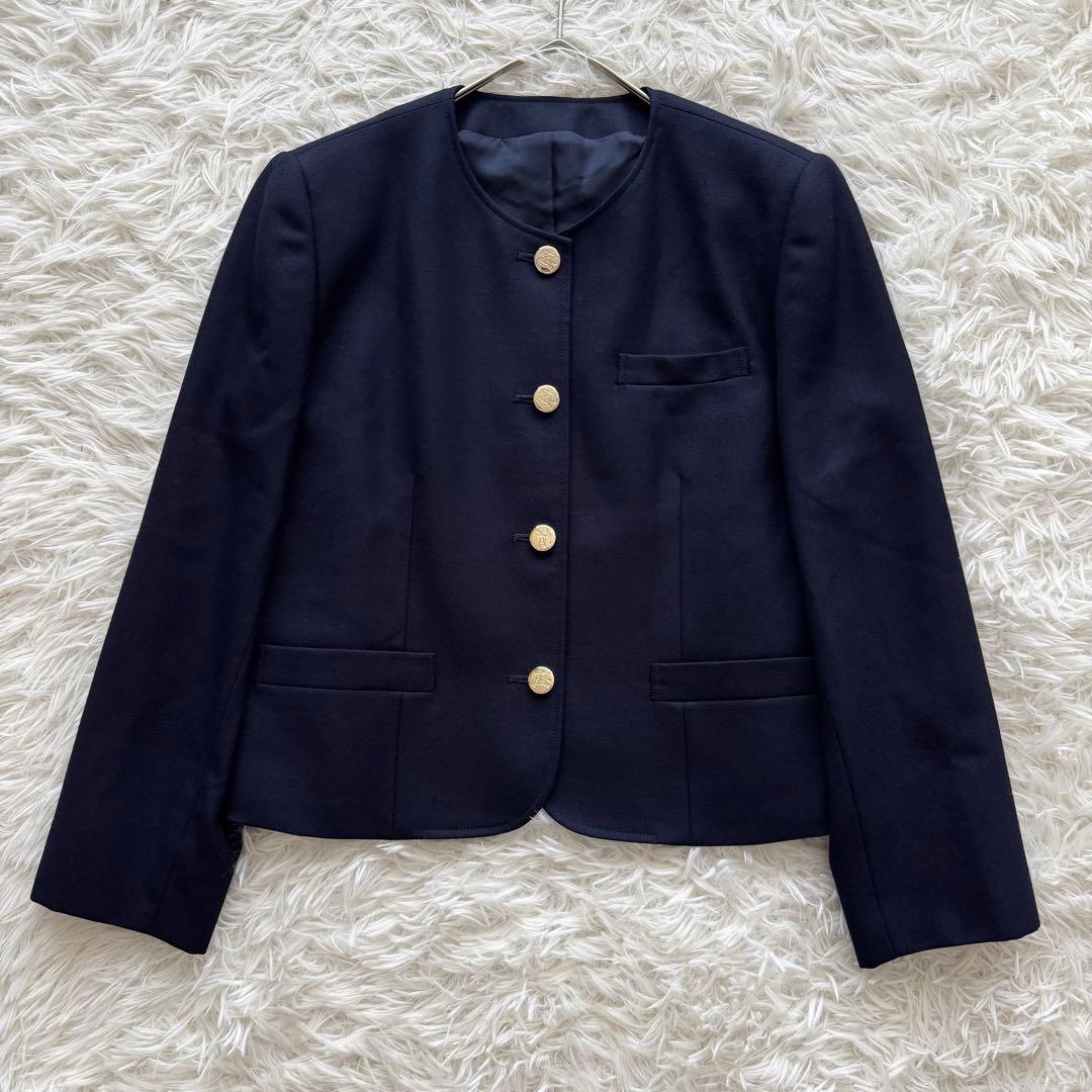 【バーバリーズ】3点セット　ジャケット シャツ スカート 150A 白 紺