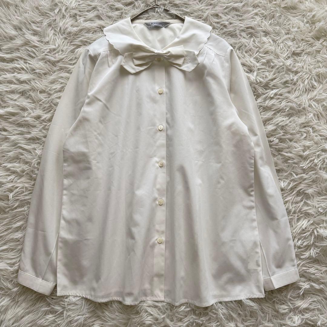 【バーバリーズ】3点セット　ジャケット シャツ スカート 150A 白 紺