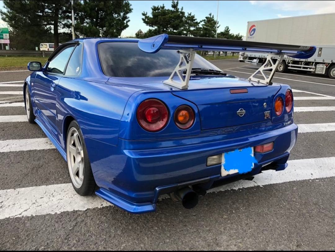 スカイライン GT-R(BNR34)用純正リアウイングハイポジションステー