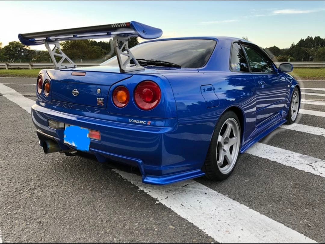 スカイライン GT-R(BNR34)用純正リアウイングハイポジションステー