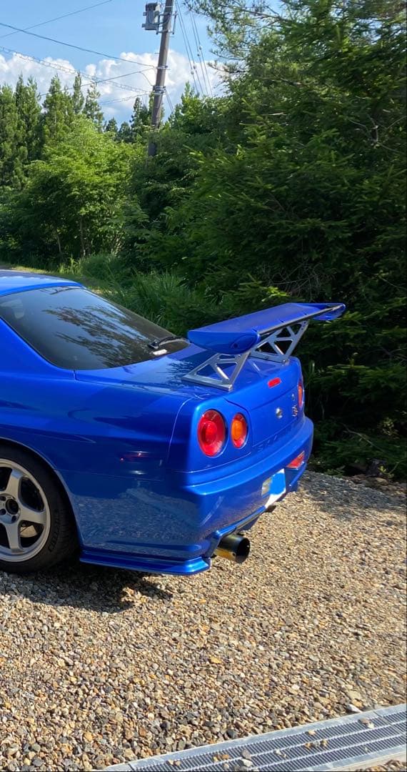 スカイライン GT-R(BNR34)用純正リアウイングハイポジションステー