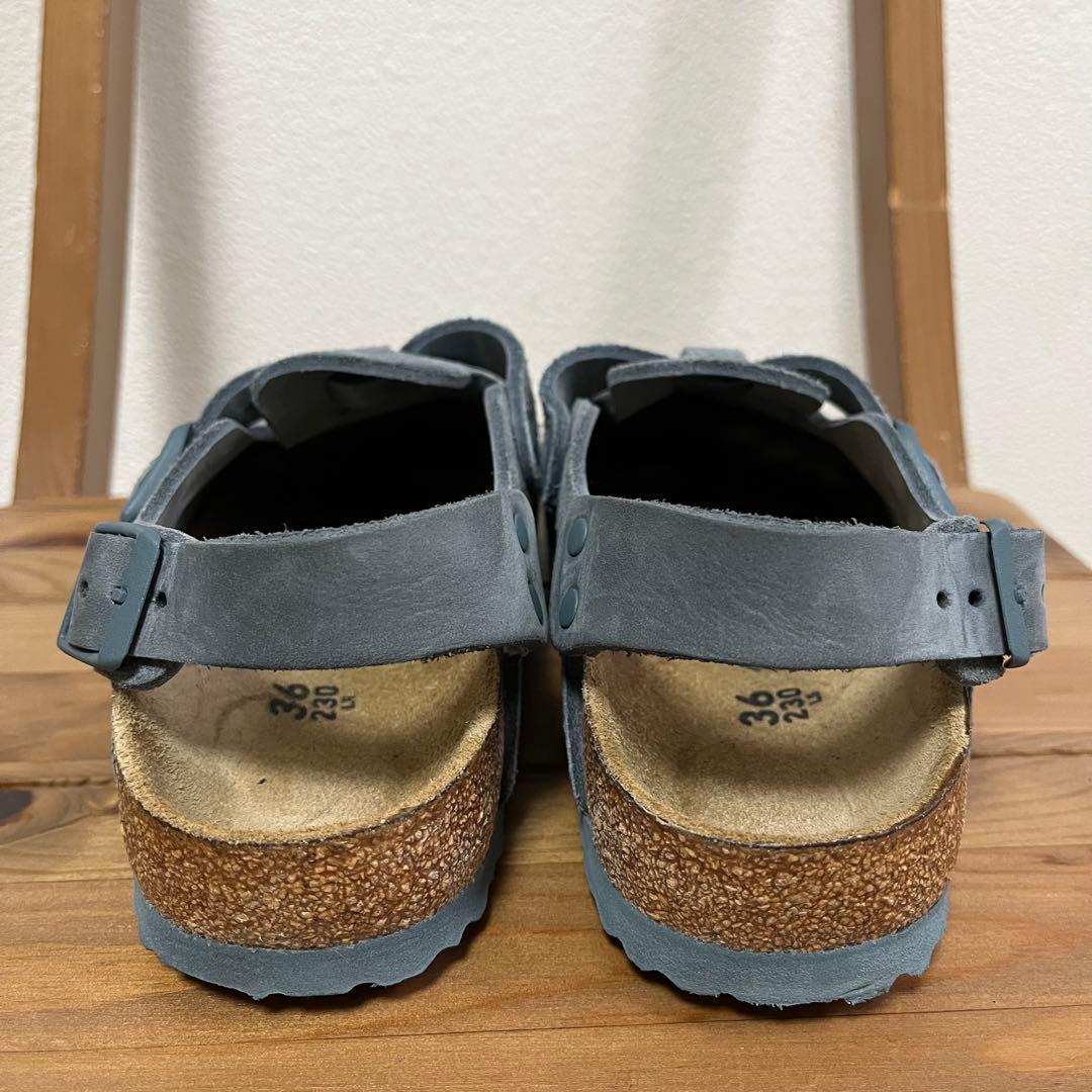 ビルケンシュトック　スエードサンダル　バックストラップ付き　トキオ　グレー　23