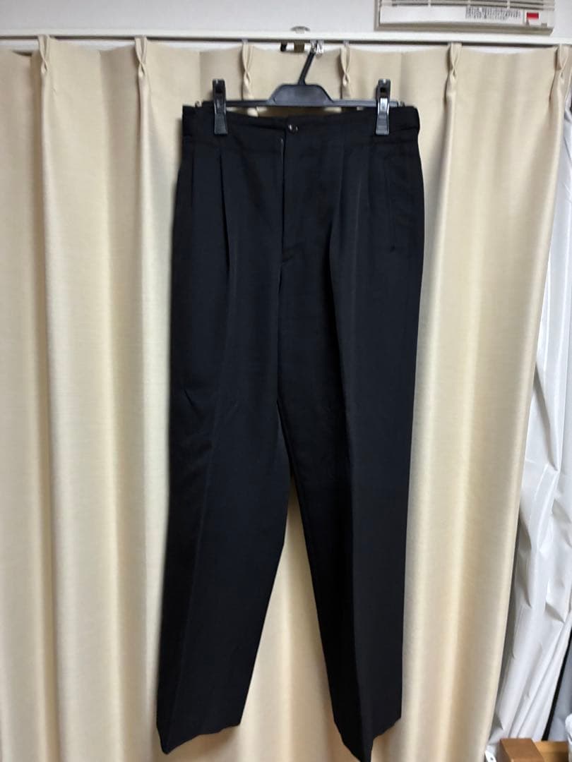 美品　yoke グルカパンツ　ウールトリコチン　ブラック　スラックス