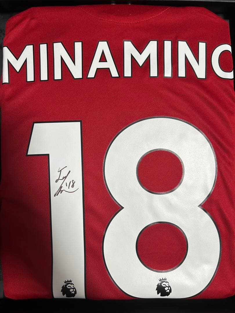 【美品】2020-21 リバプール 南野拓実 サイン入り ユニフォーム 証明書付