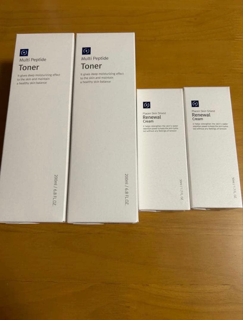 韓国大人気なルネセルマルチペプチドトナー2本とリニューアルクリーム2本2点セット