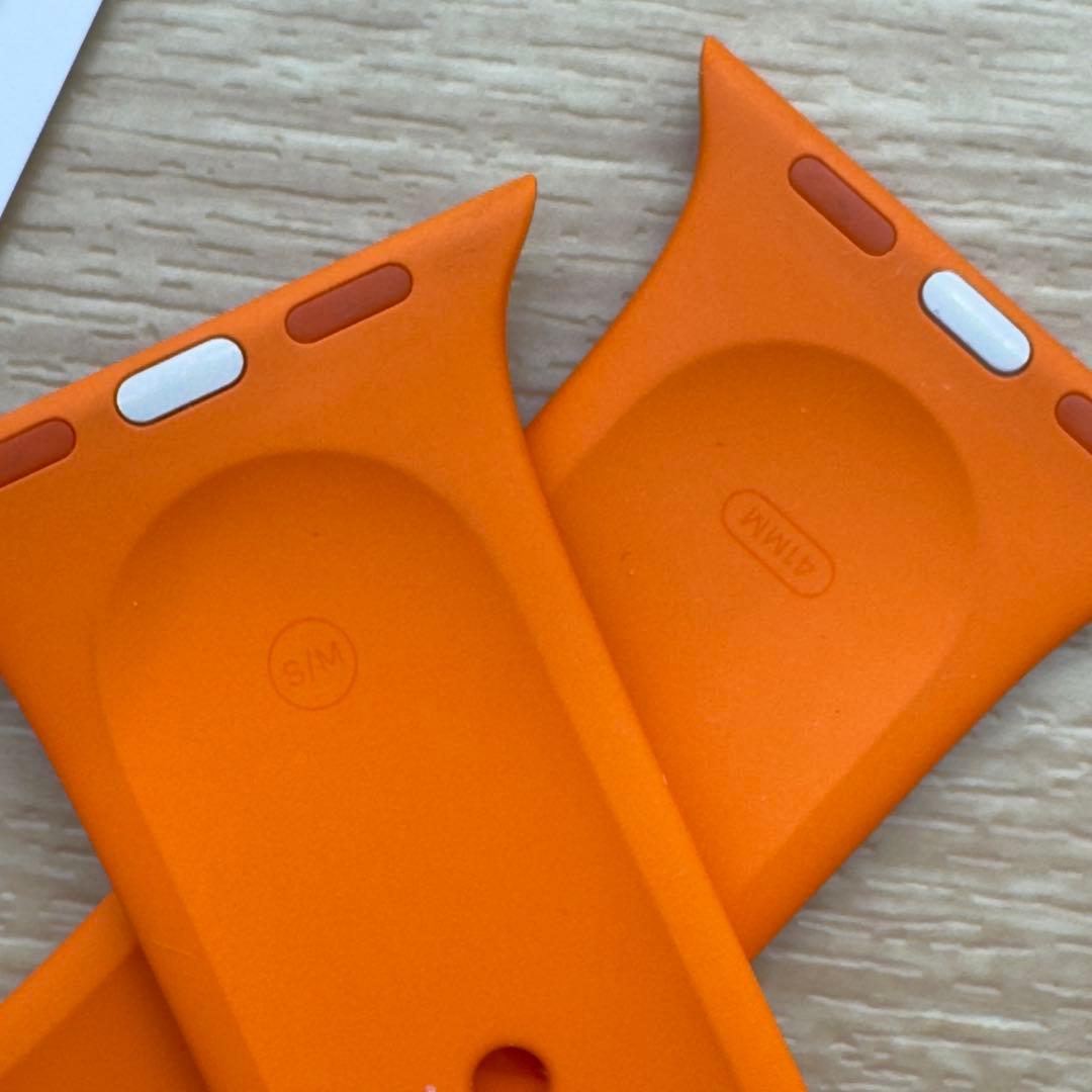 2049 Apple Watch エルメス　オレンジ　スポーツバンド　シリコン
