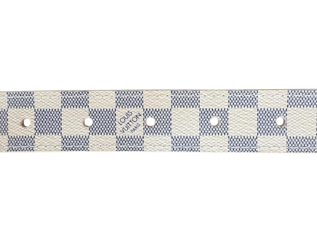 Y様用【正規品】ルイヴィトン ダミエ アズール ベルト 80/32 ゴールド金具
