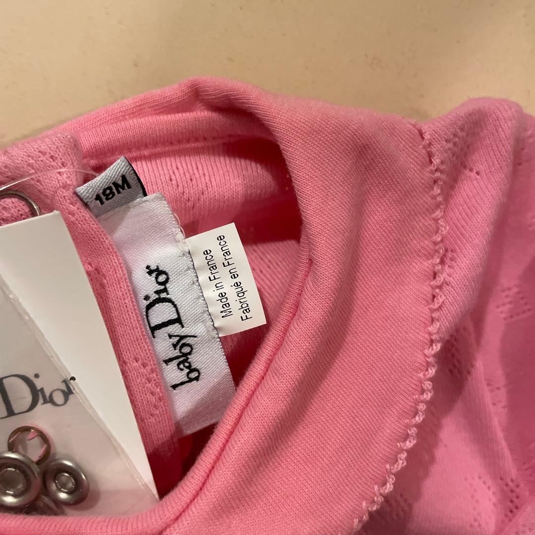 k＋r＝♡k  baby Dior ピンクロンパース 18M