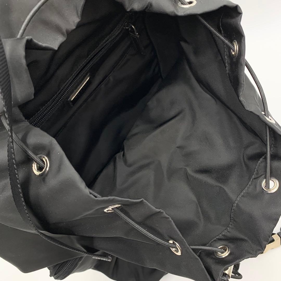 PRADA プラダ 2VZ065 リュック バックパック トライアングルロゴ 黒