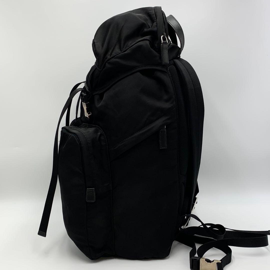 PRADA プラダ 2VZ065 リュック バックパック トライアングルロゴ 黒