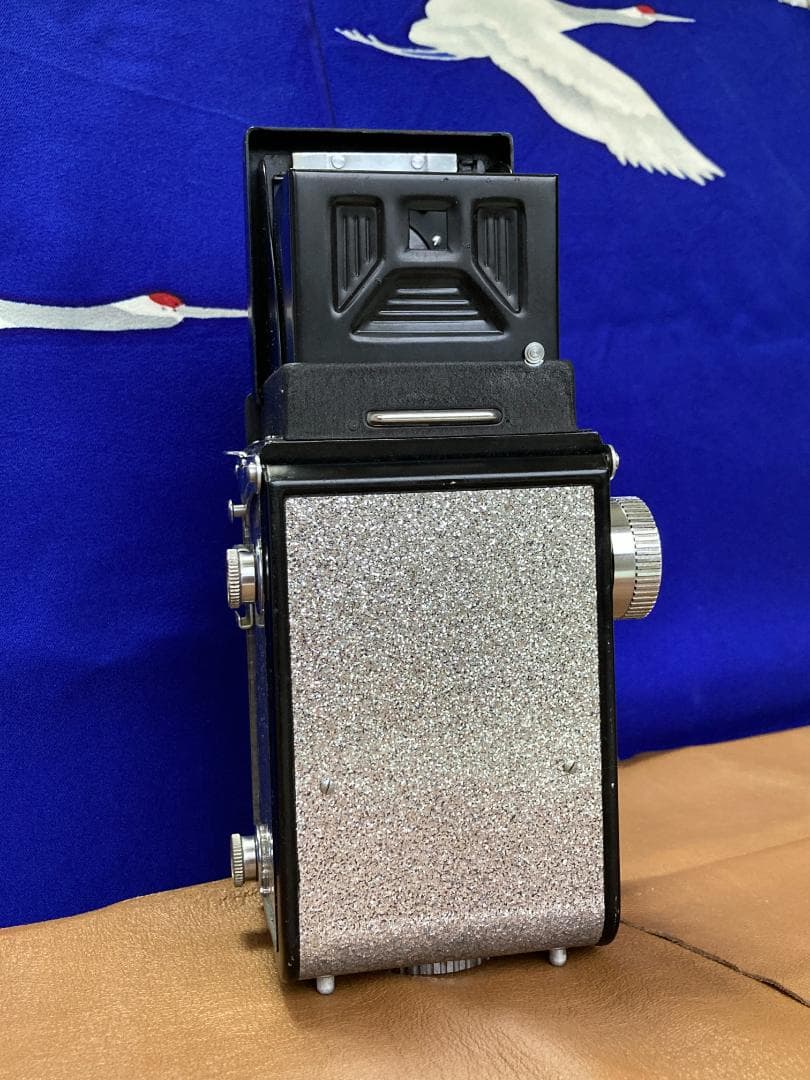 整備済 YashicaFlex C　ミラー交換・動作良好　美しい外装の二眼レフ