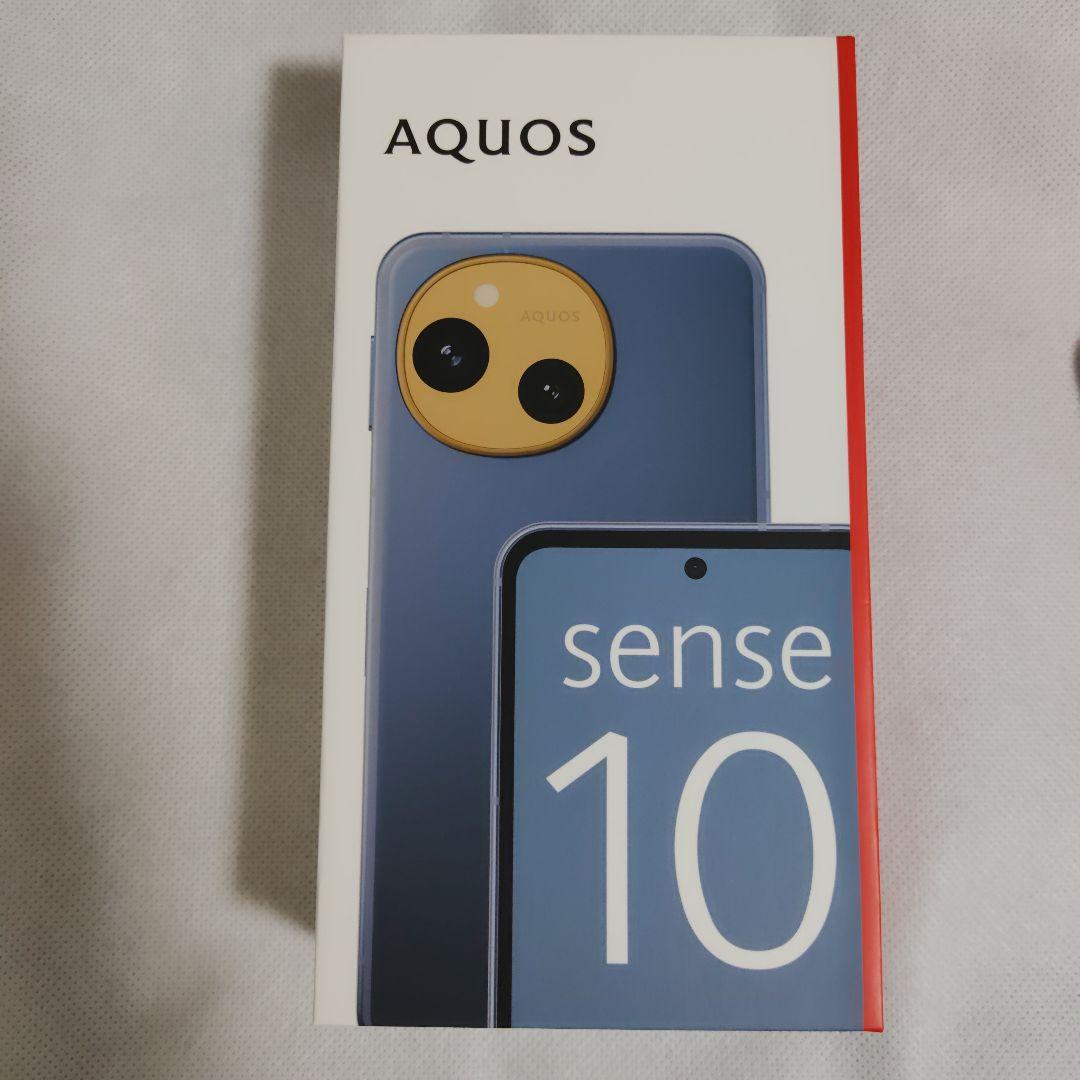 シャープ　AQUOSsense10 SH-M33　デニムネイビー　128GB