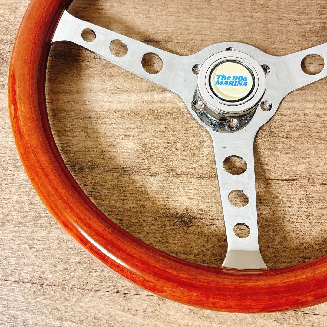 ウッドハンドル　ウッドステアリング　38cm ハンドル　ステアリング　お洒落