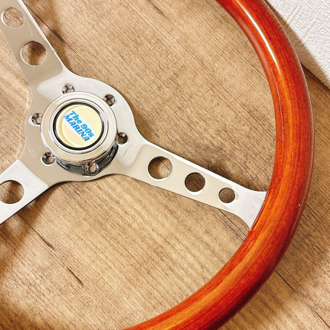 ウッドハンドル　ウッドステアリング　38cm ハンドル　ステアリング　お洒落