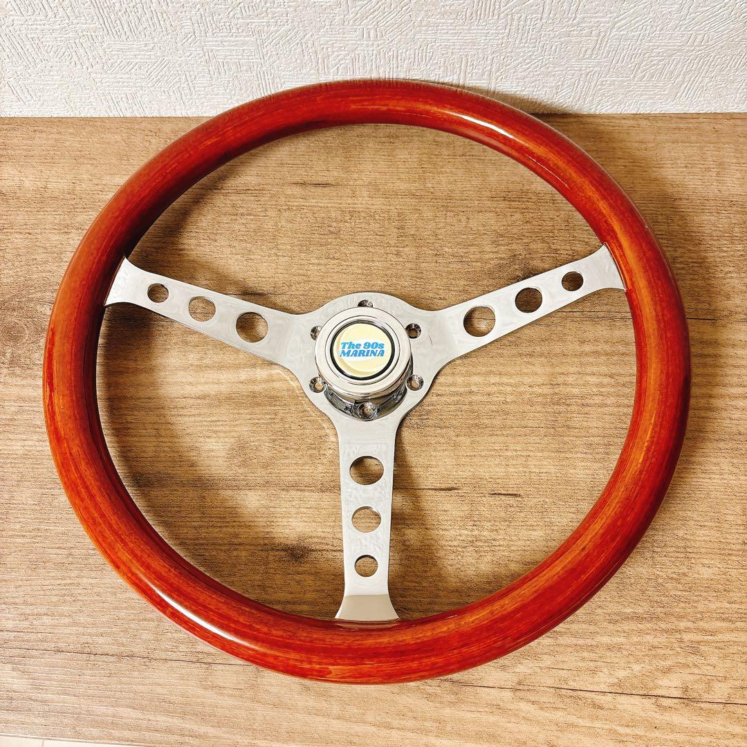 ウッドハンドル　ウッドステアリング　38cm ハンドル　ステアリング　お洒落