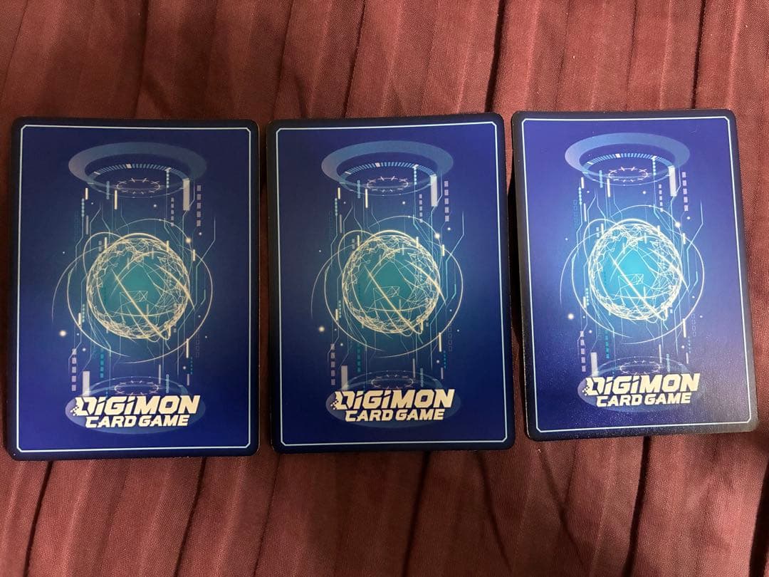 デジモンカードゲーム　風真照人　パラレル　3枚セット