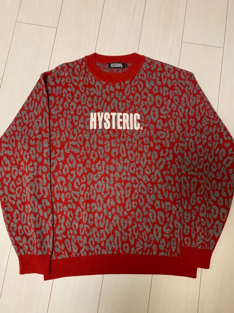 早い者勝ち レア HYSTERIC GLAMOURレオパード ニット セーター