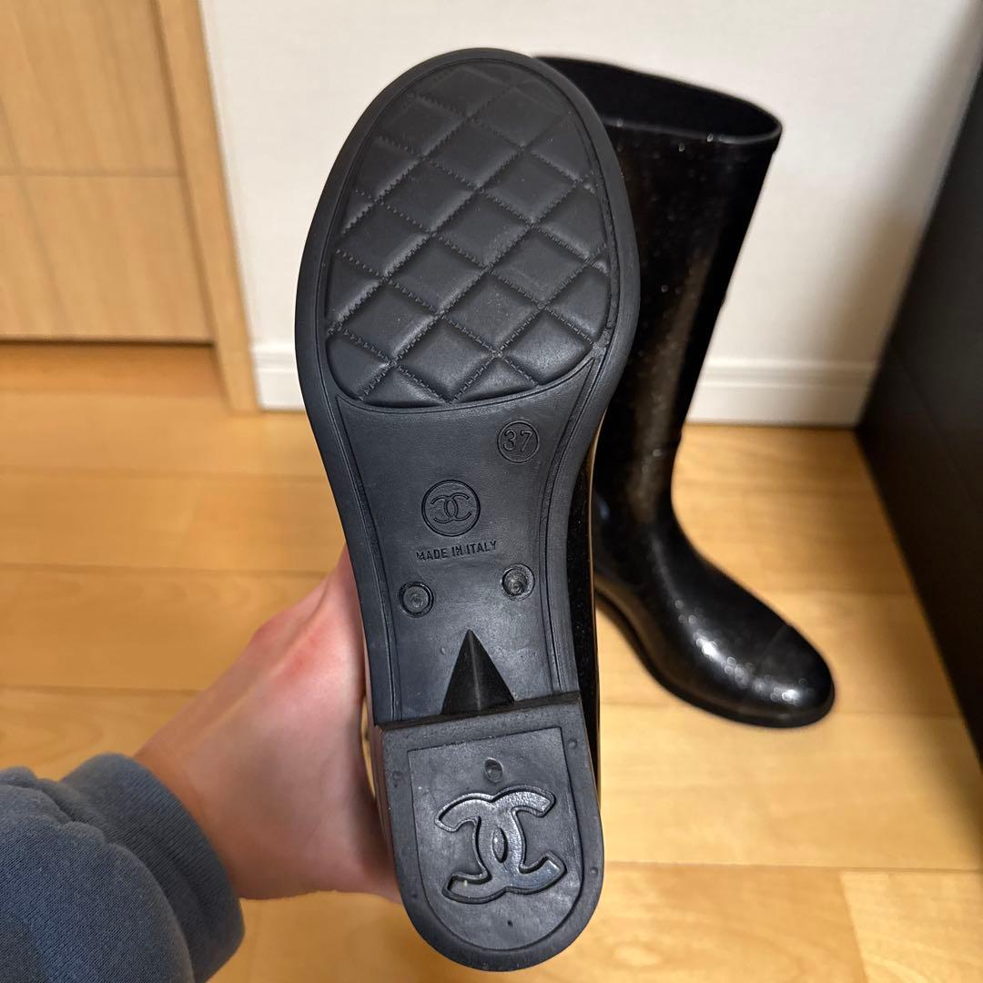 Chanel レインブーツ　37