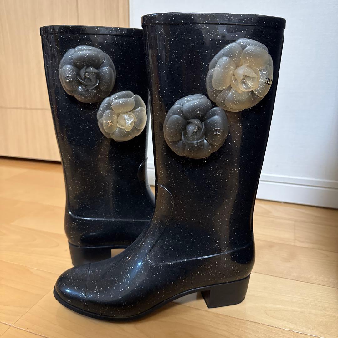 Chanel レインブーツ　37