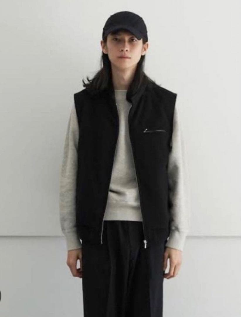 定価7万 AURALEE CASHMERE WOOL MOSSER VEST