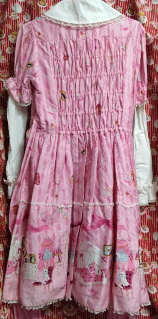 G*2様 お部屋柄ワンピース・欠損あり【説明文必読】