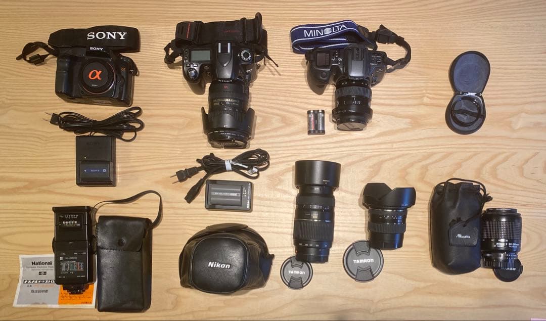 【バラ不可】　Nikon MINOLTA SONY national 一眼レフ