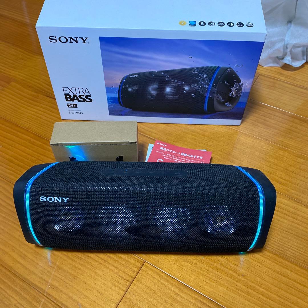 SONY SRS-XB43 EXTRA BASS ワイヤレススピーカー