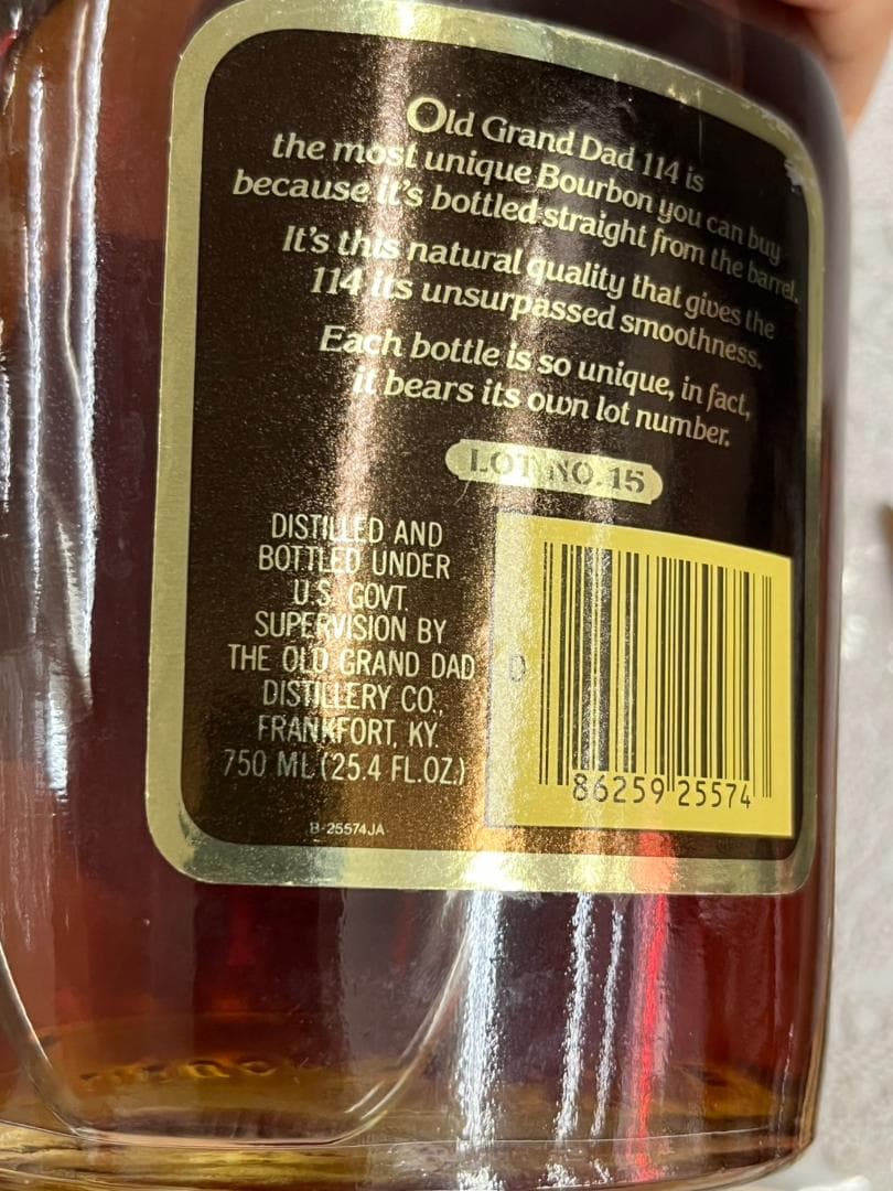 ★希少古酒★LOTNO15　114　OLDGRANDDAD　オールドグランダッド