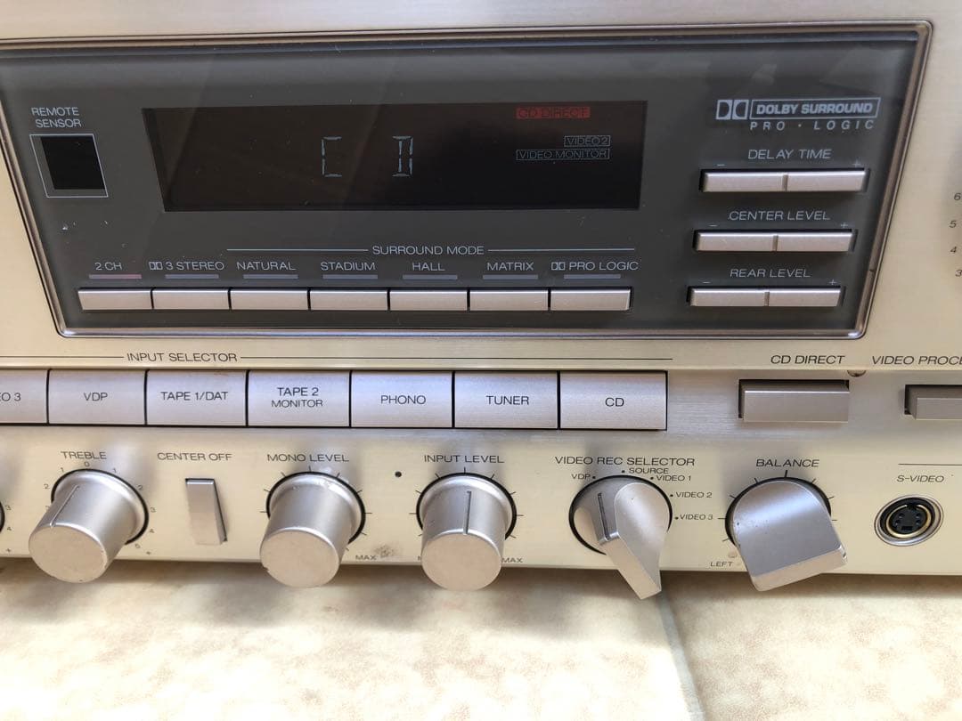 サンスイ AU-V7500G ゴールド AVアンプ 動作品(G108)