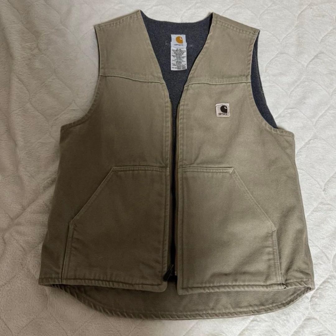Carhartt ダックベスト カーキ M