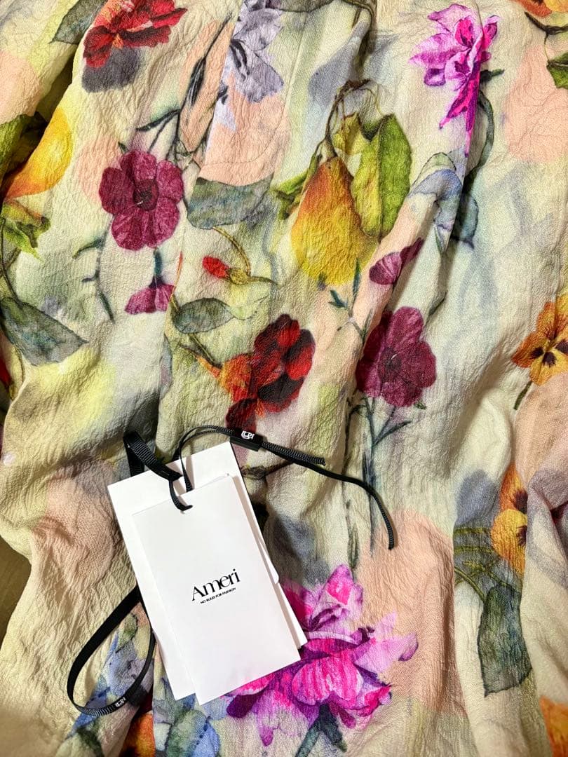 パンツ Ameri UND GRACE JACQUARD PRINT PANTS