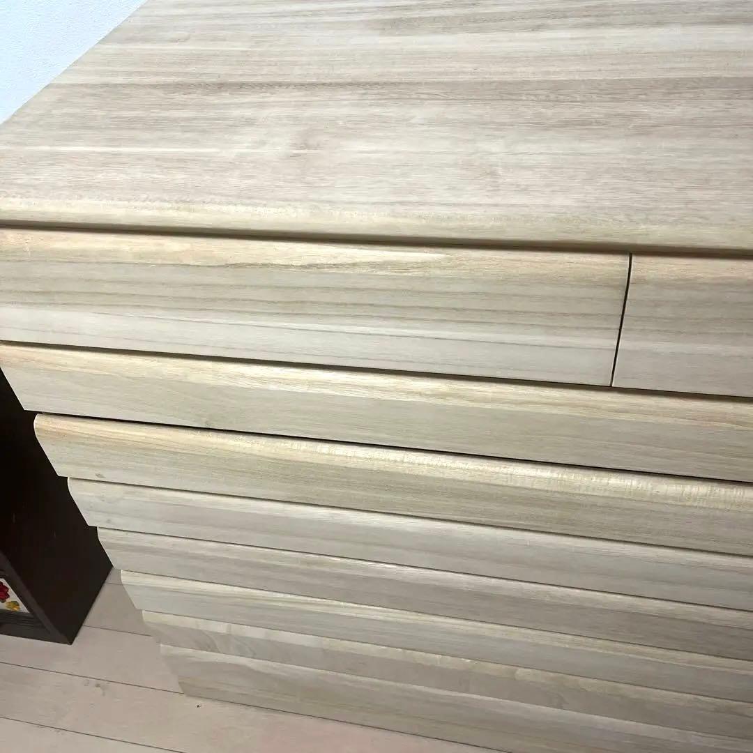 桐箪笥　桐タンス　チェスト　桐　箪笥　美品　キャスター付き